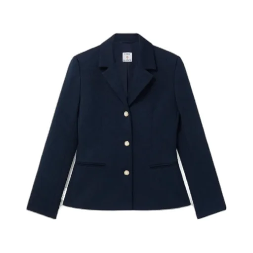 Jacquard-Knit Single-Breasted Jacket