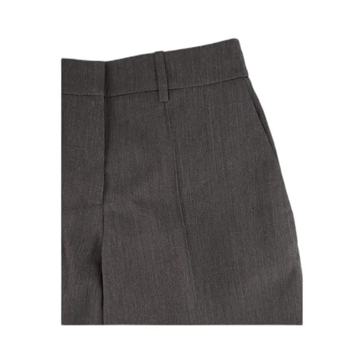 Pleated Zipper Casual Pants
