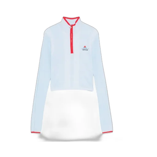 Zippered Long-Sleeve Sweatshirt