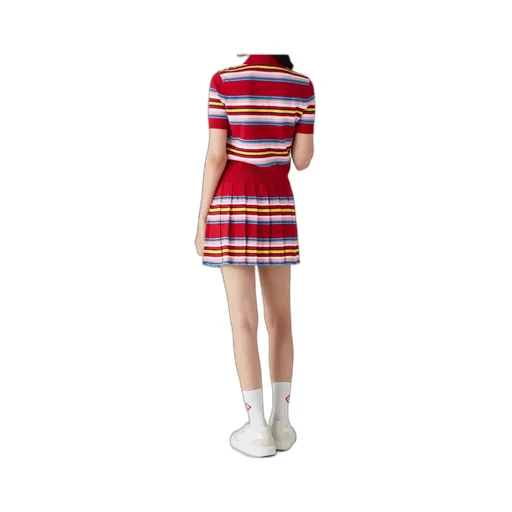 Logo Stripe Polo Shirt