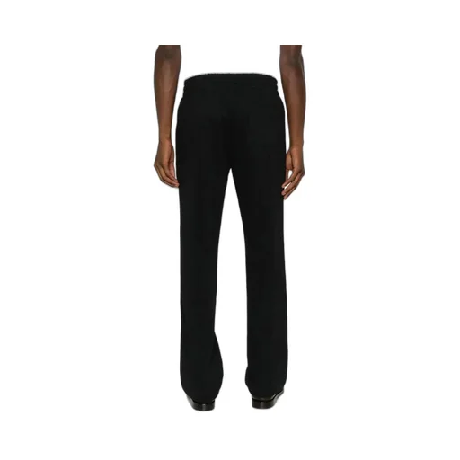 Embroidered Cotton Track Pants