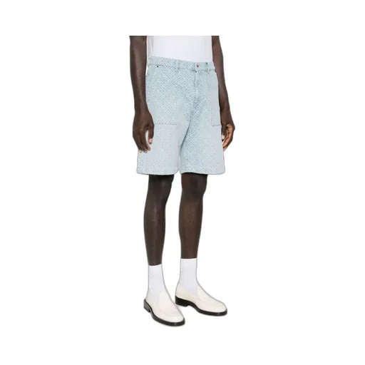 Logo Detail Jeans Shorts
