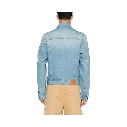 Graffiti Effect Denim Jacket