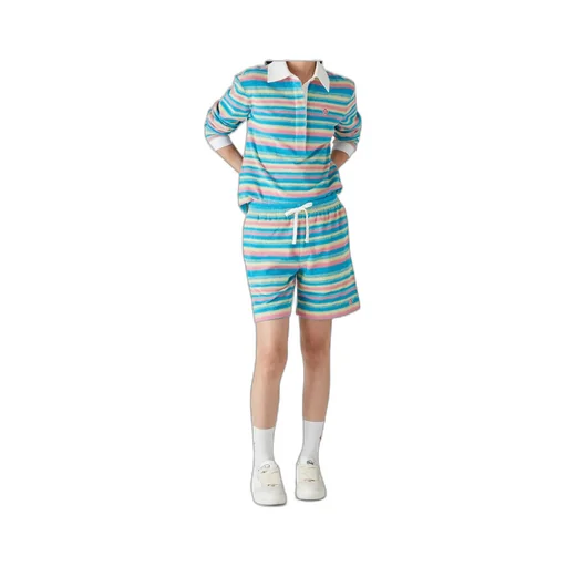 Striped Terry Shorts