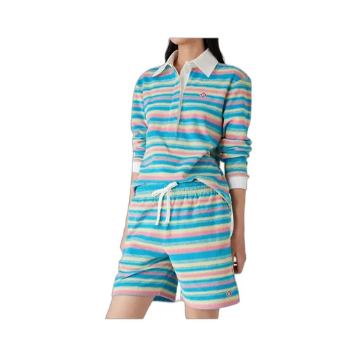 Striped Terry Shorts
