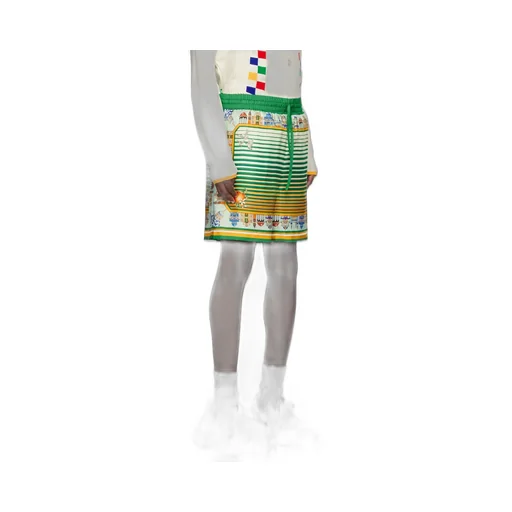 City Scape Graphic Printed Shorts