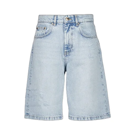 Distressed Denim Shorts