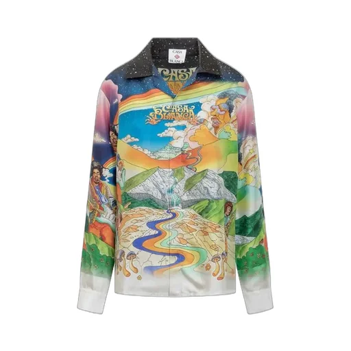 La Musique Long Sleeved Satin Shirt