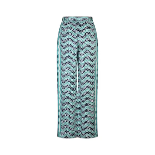 Monogram Wave Satin Trousers