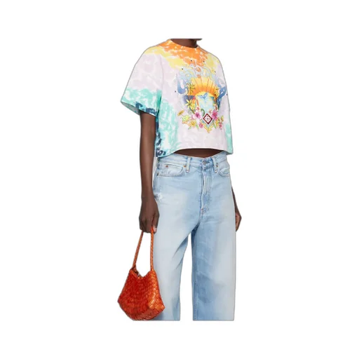 Surf Trip Tie Dye Cropped T-Shirt