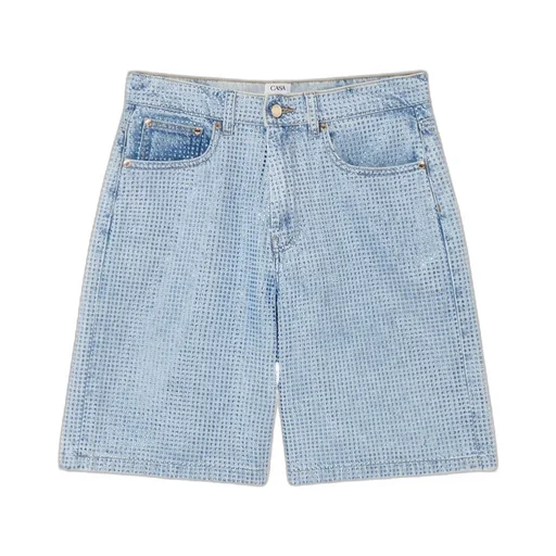 Embellished Denim Shorts