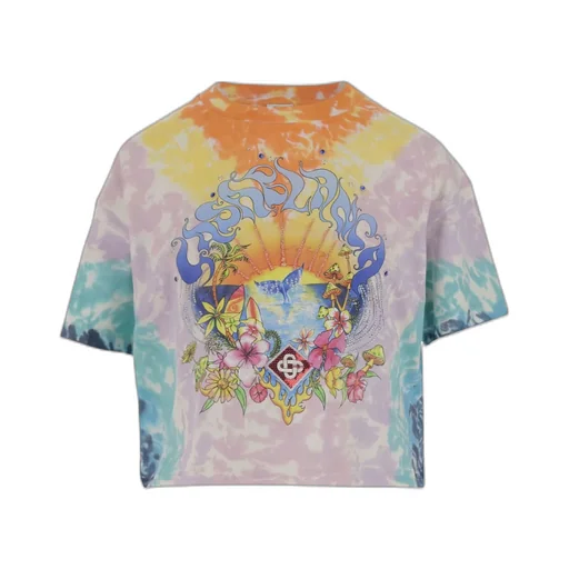Surf Trip Tie Dye Cropped T-Shirt