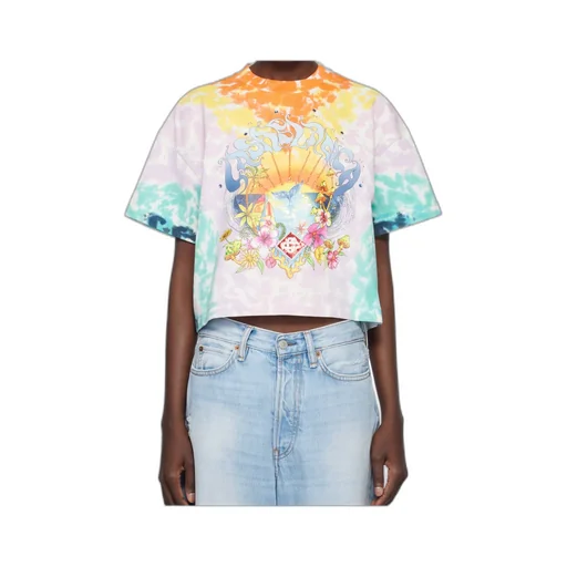 Surf Trip Tie Dye Cropped T-Shirt