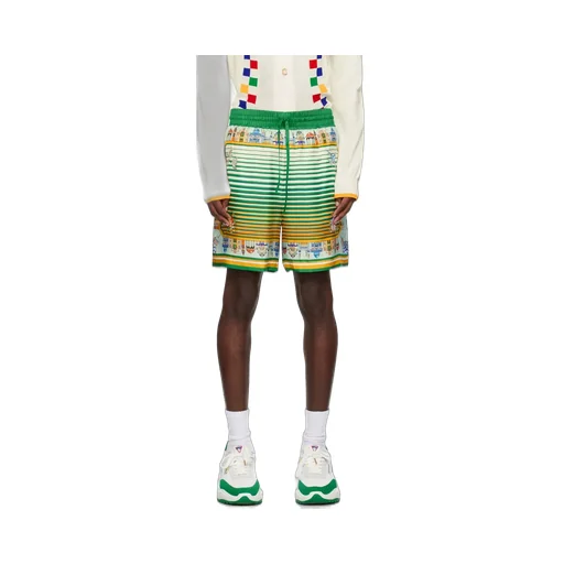 City Scape Graphic Printed Shorts