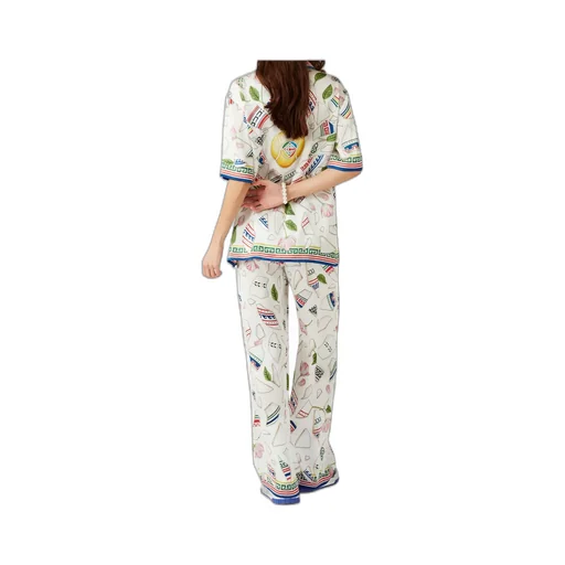 Pattern Casual Pants