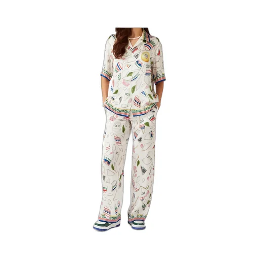 Pattern Casual Pants