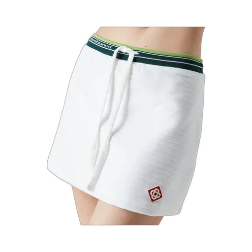 Textured Velour Tennis Skirt