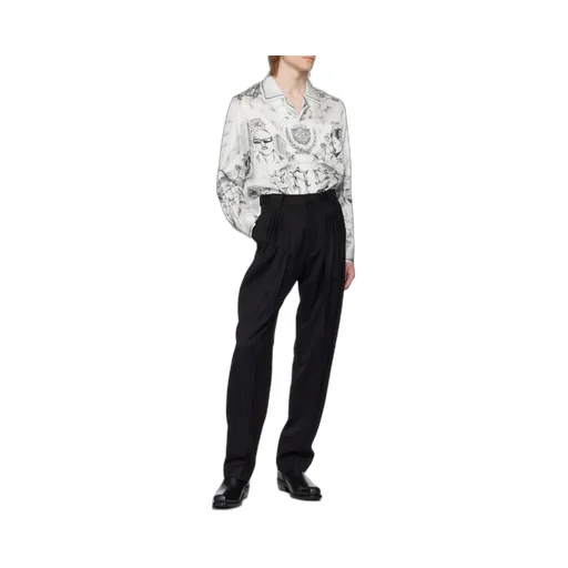 Pleated Tailored Trousers