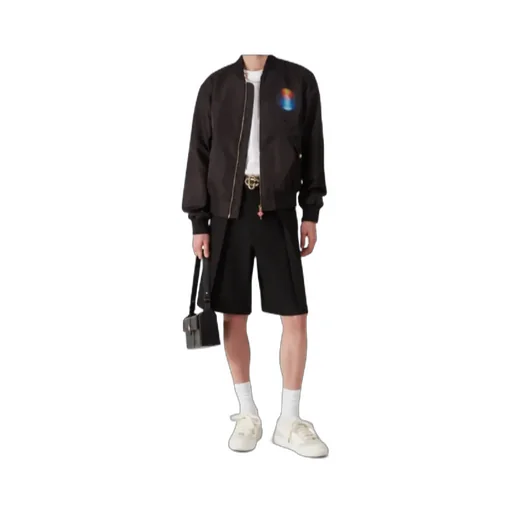 Organza Gradient Bomber Jacket