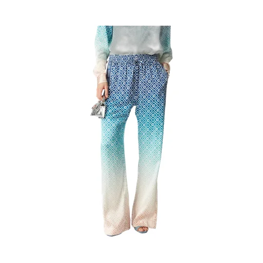 Gradient Jacquard Casual Pants