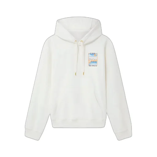 The Surreal Pool Printed Drawstring Hoodie