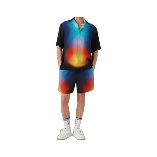 Gradient Detail Swim Shorts