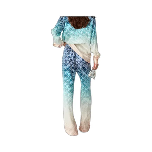 Gradient Jacquard Casual Pants