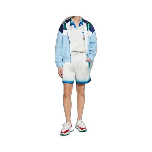 Pinstripe Pattern Track Jacket
