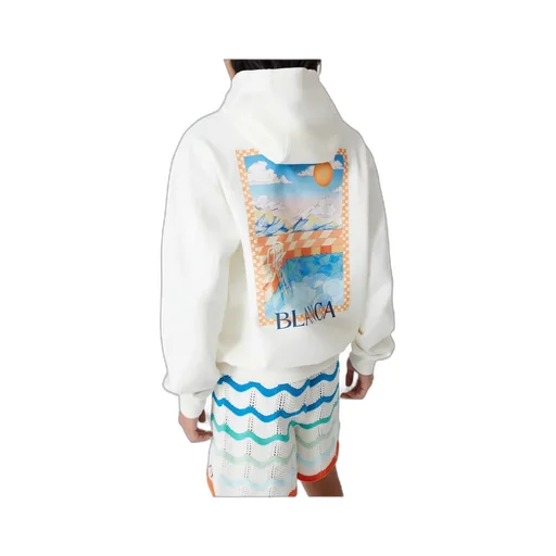 The Surreal Pool Printed Drawstring Hoodie