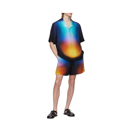 Gradient Detail Swim Shorts