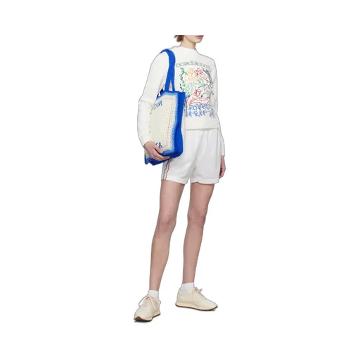 Logo Embroidered Side Striped Shorts