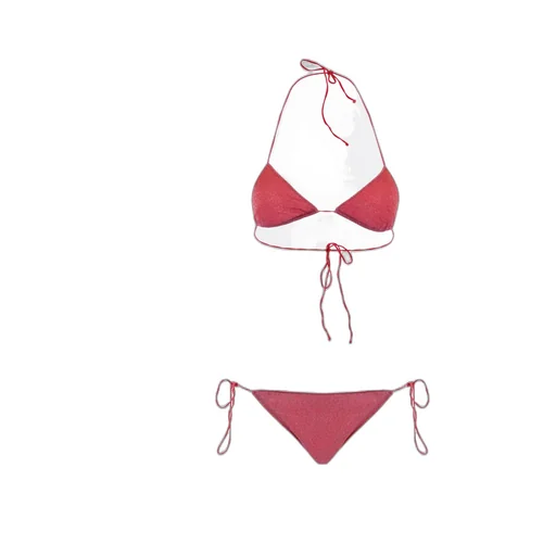 Shade Halterneck Tie Fastened Bikini Set