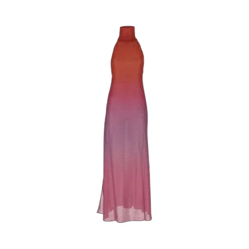 Lurex Halterneck Midi Dress