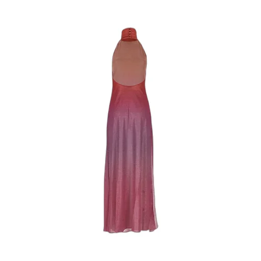 Lurex Halterneck Midi Dress