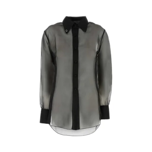 Organdie Semi-Sheer Shirt