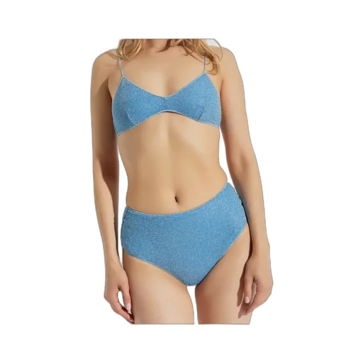 Lurex High-Rise Bikini Set