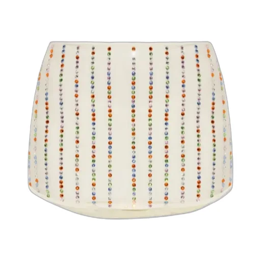Crystal-Embellished Mini Skirt