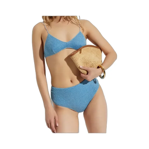 Lurex High-Rise Bikini Set