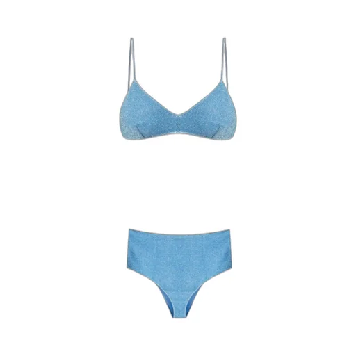 Lurex High-Rise Bikini Set