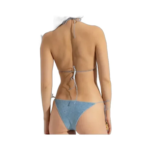 Embellished Strape Two Piece Swimsuit