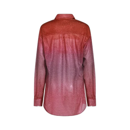 Curved Hem Oversized Shirt