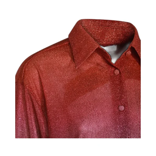 Curved Hem Oversized Shirt