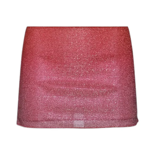Lurex Unlined Mini Skirt