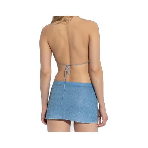 Glitter-Detailing Mini Skirt