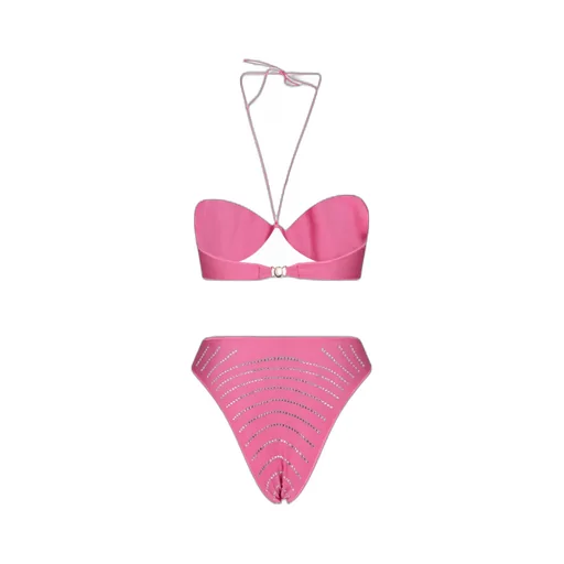 Embellished Halterneck Bikini Set