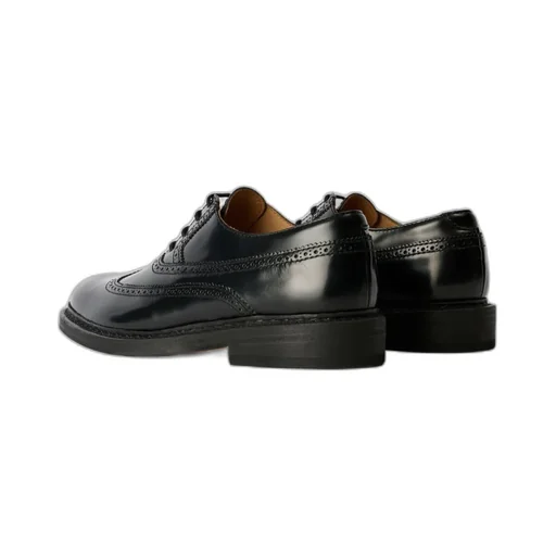 Leather Lace-Up Oxford Shoes
