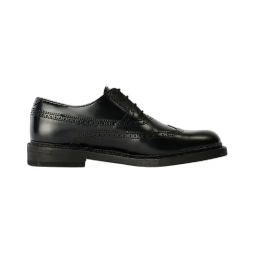 Leather Lace-Up Oxford Shoes