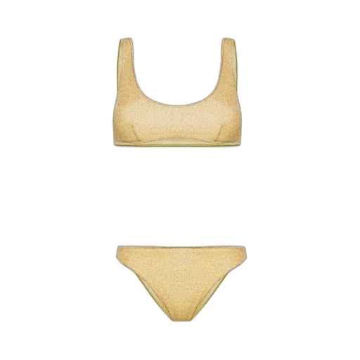 LumiÈRe Lurex Sleeveless Bikini Set