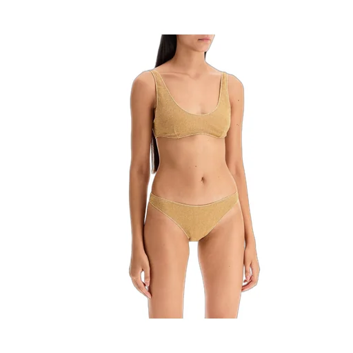 LumiÈRe Lurex Sleeveless Bikini Set