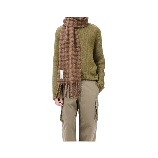 Estate Checked Fringed Scarf